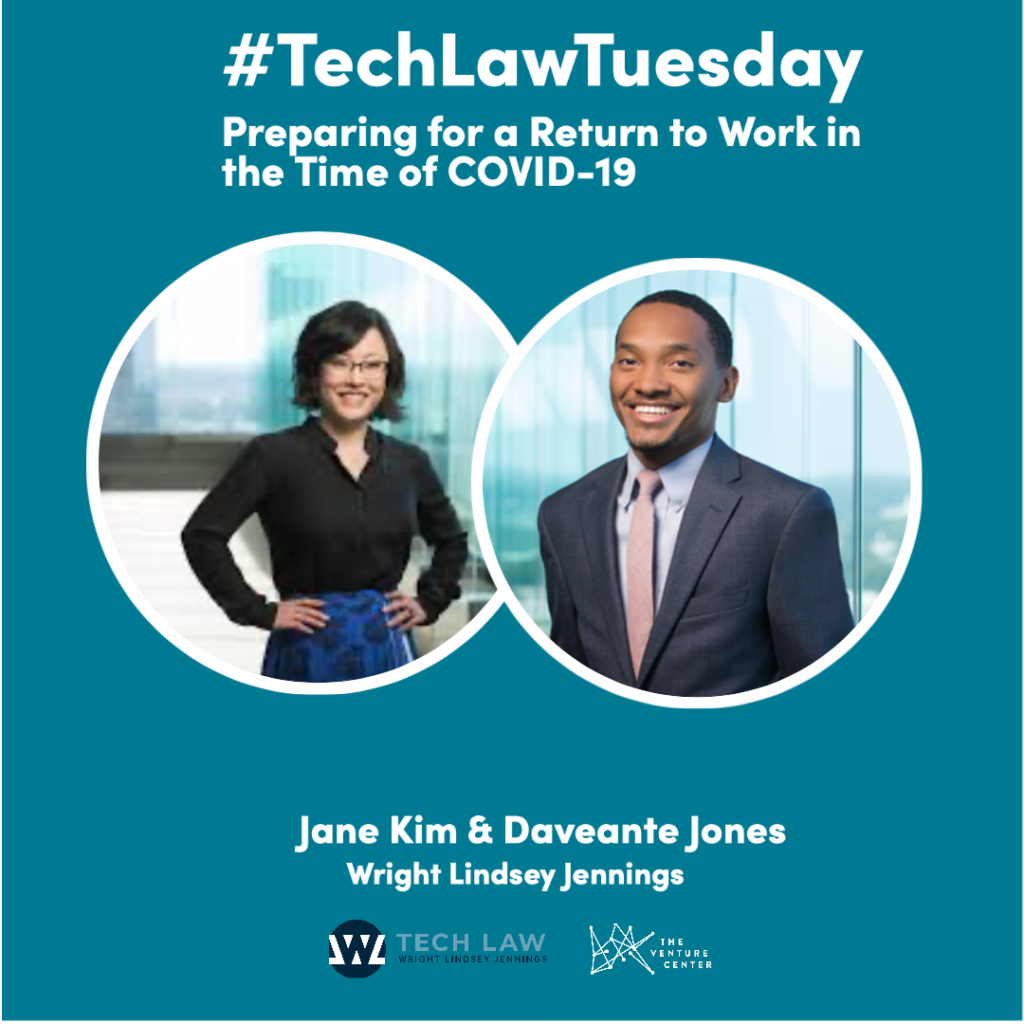 #TechLawTuesday | Preparing for a Return to Work in the Time of COVID-19